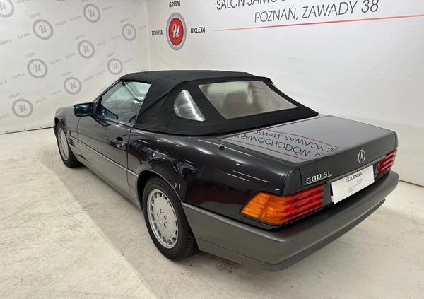 Mercedes-Benz SL cena 199900 przebieg: 32807, rok produkcji 1991 z Poznań małe 92